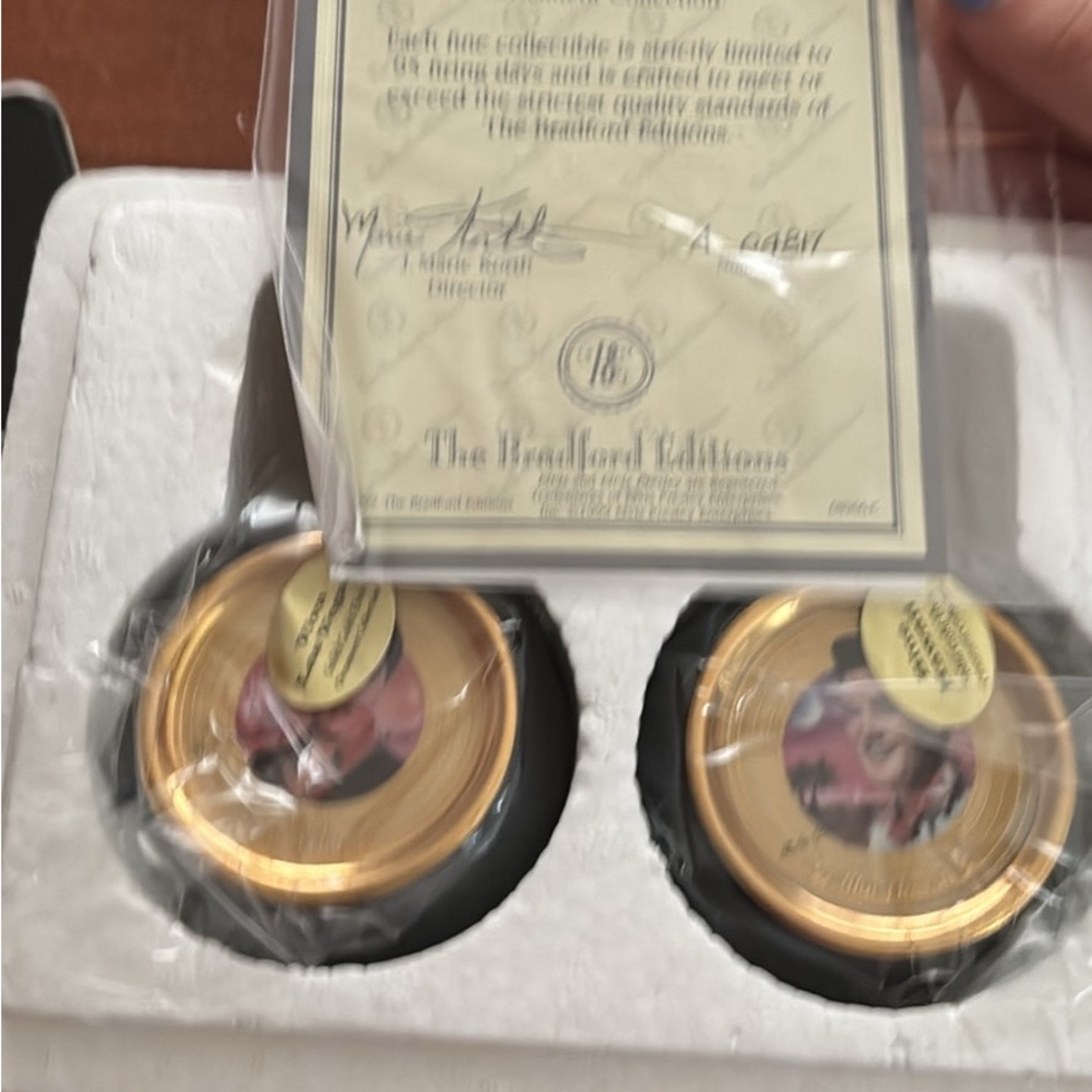 Gold and Black Decorative Plates